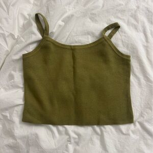 Olive Green Tank Top